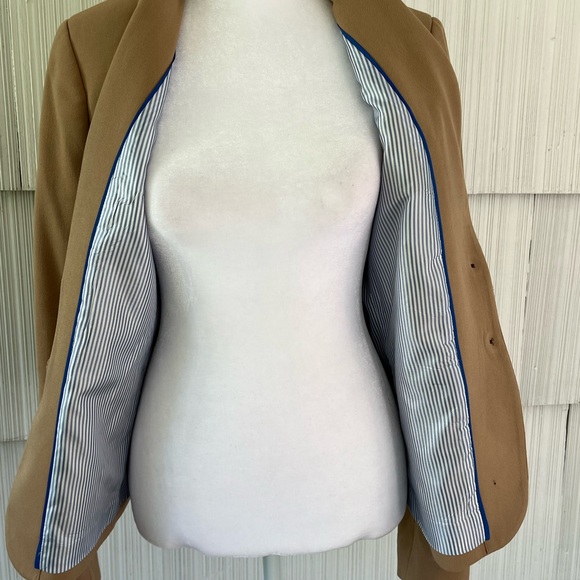 J.Crew Camel color 2 button Blazer - Picture 3 of 6